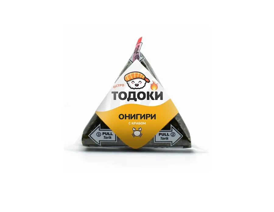 Онигири с крабом в соусе Спайси